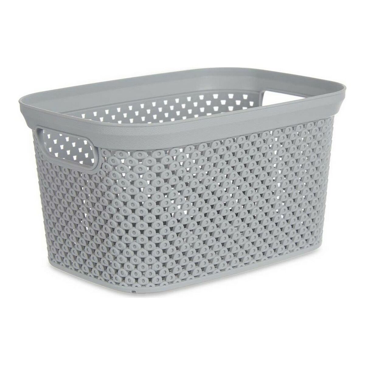 Korg Kipit Grå Plast 3 L 16,5 x 12,5 x 23 cm - 4