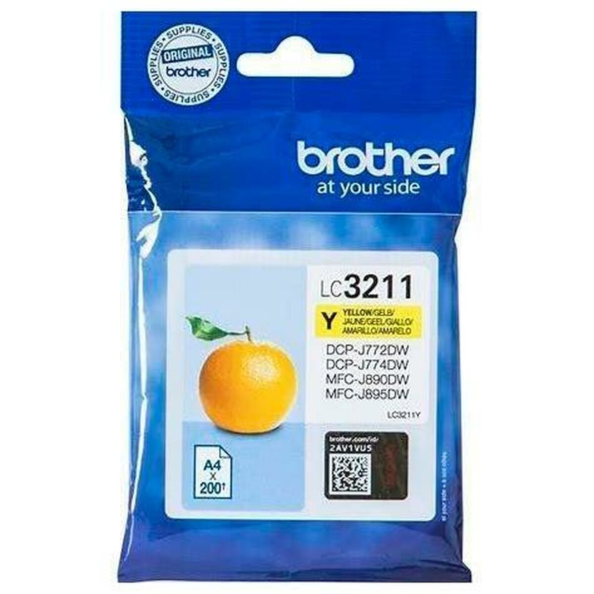 Patron Kompatibel Brother LC-3211Y Gul - 2