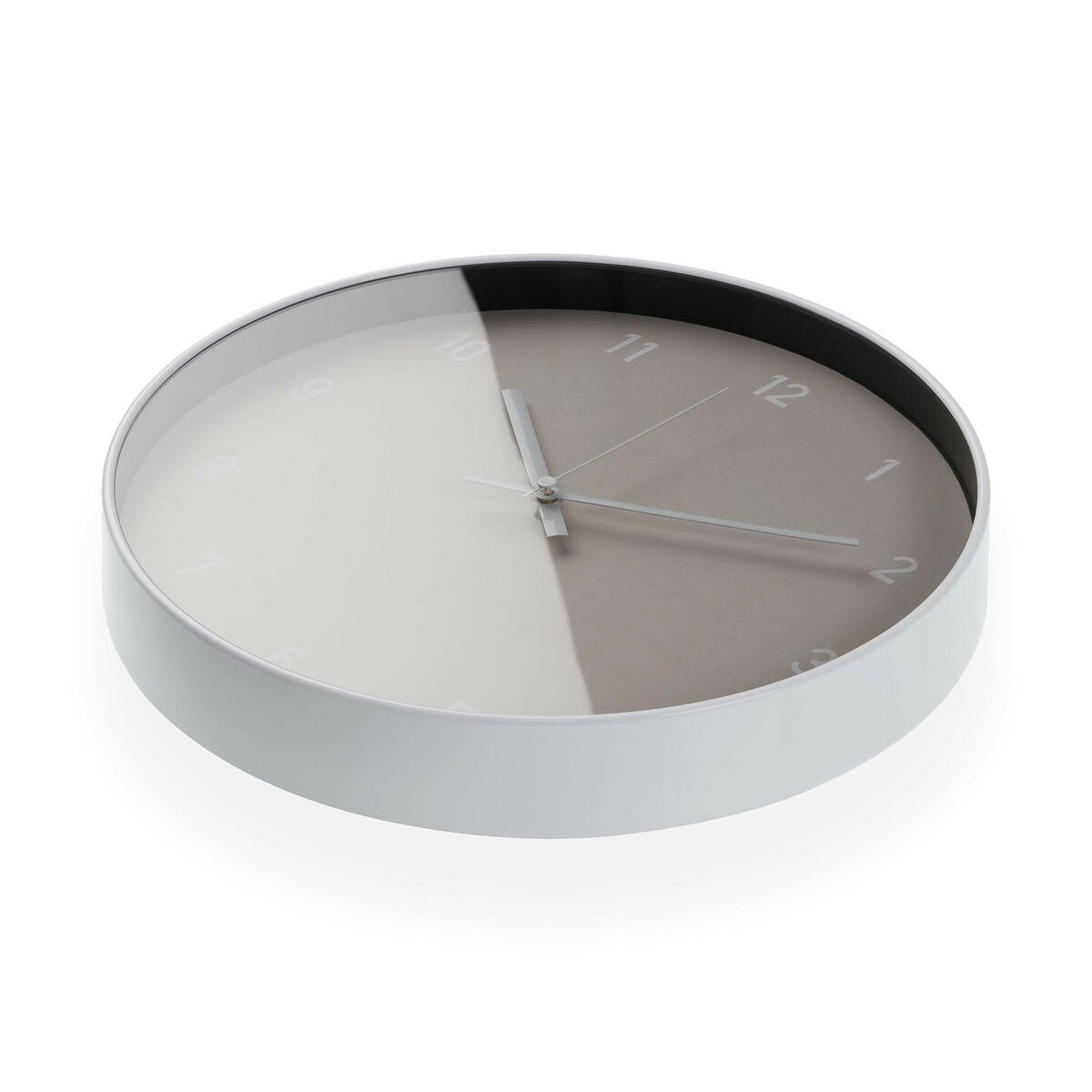 Väggklocka Versa Beige Glas Plast 4 x 30 x 30 cm - 2
