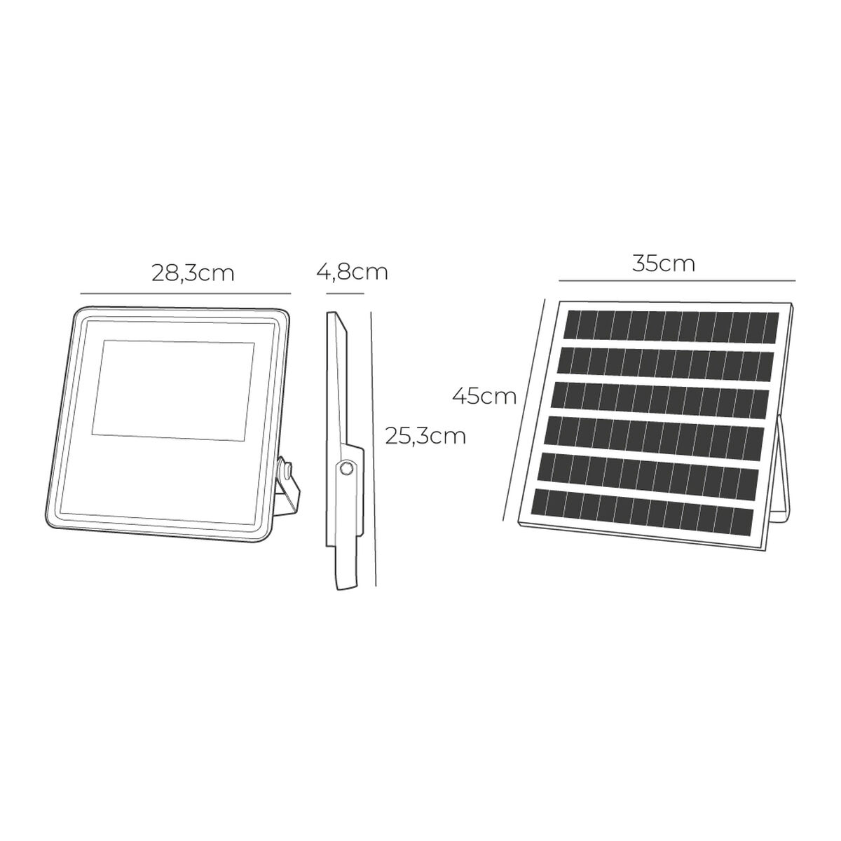 Floodlight/Projektorlampa EDM 31860 Slim 400 W 3500 lm Sol (6500 K) - 6