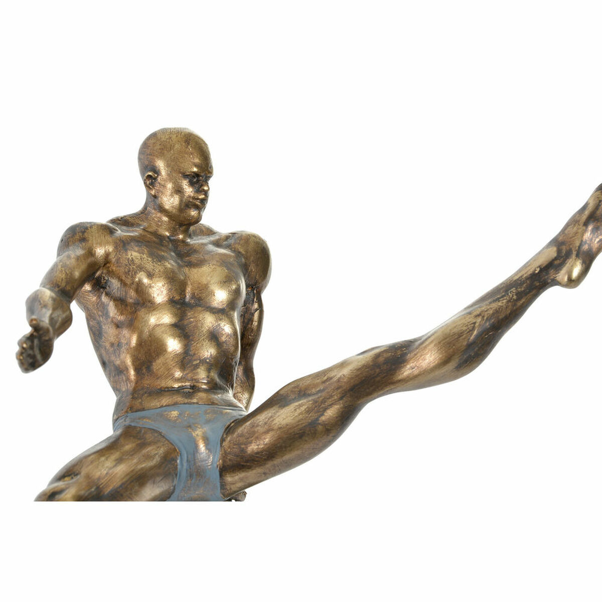 Prydnadsfigur DKD Home Decor Värld Gyllene Harts Gymnast Modern (29 x 16 x 33 cm) - 6