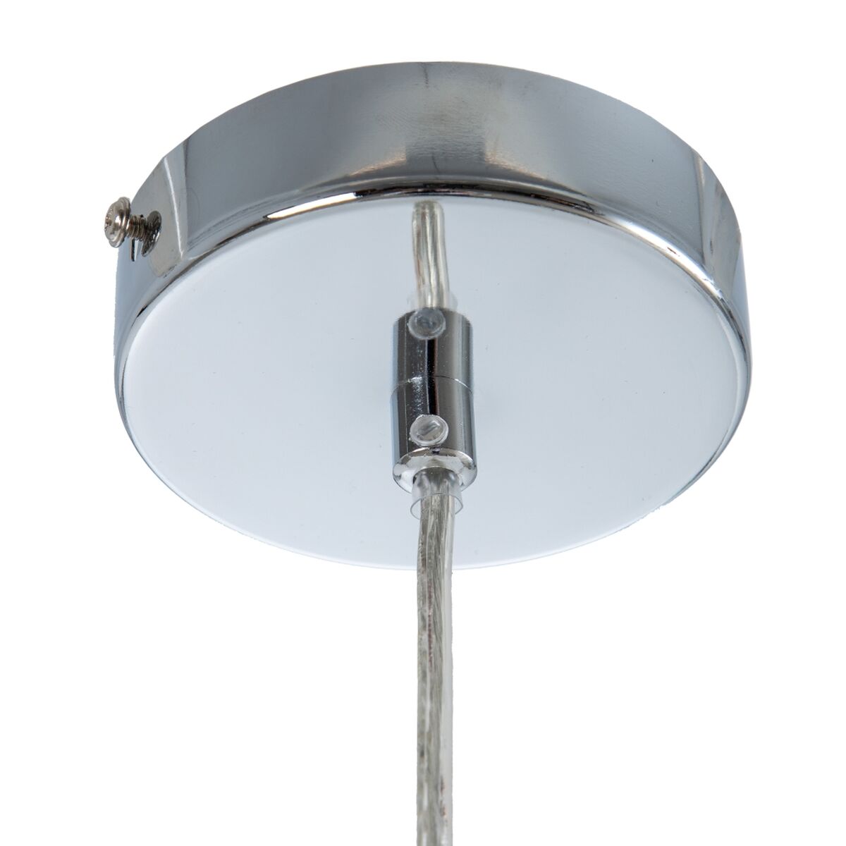 Taklampa Glas Metall Silver Ø 10 cm 20 x 20 x 120 cm - 2
