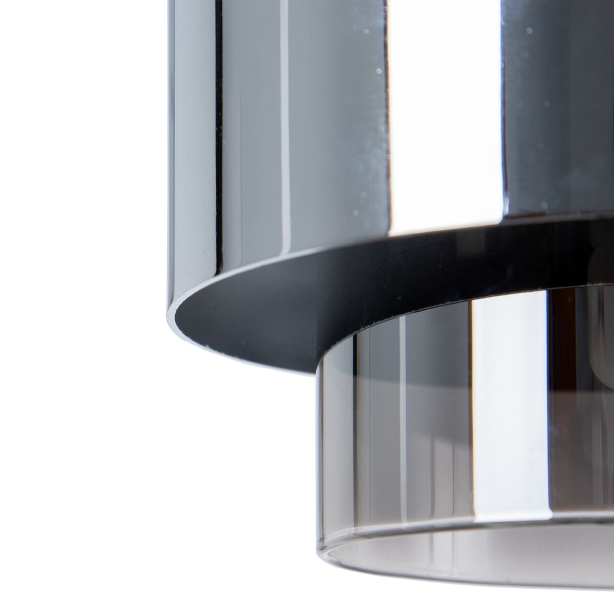Taklampa Glas Metall Silver Ø 10 cm 20 x 20 x 120 cm - 5
