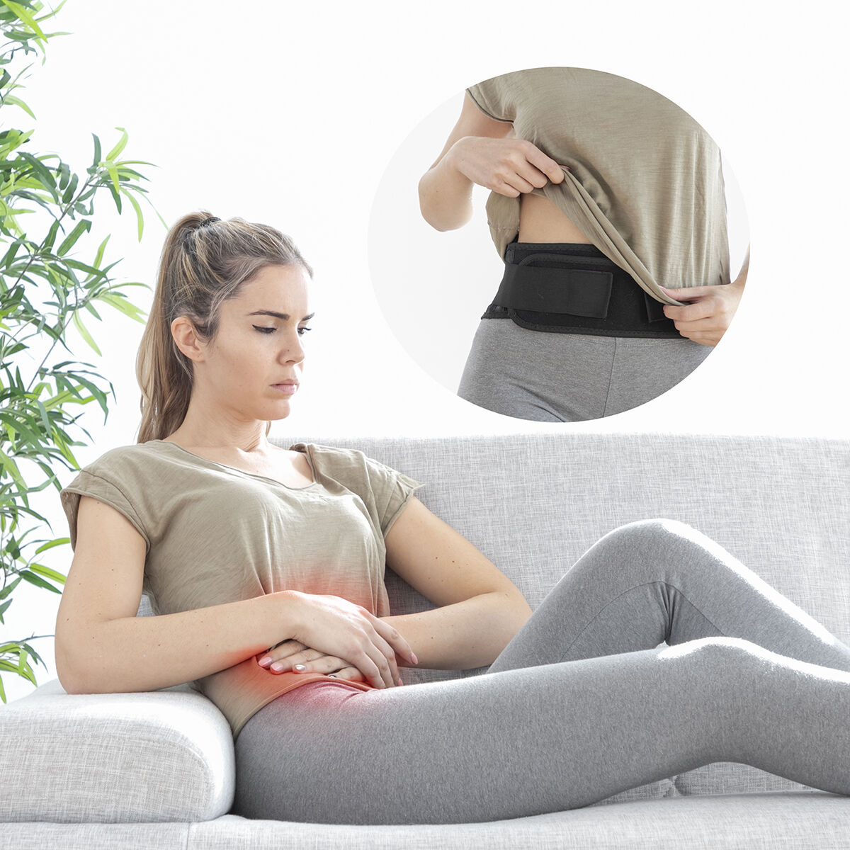 Hållningskorrigerande värmebälte med turmalinmagneter Tourmabelt InnovaGoods - 21
