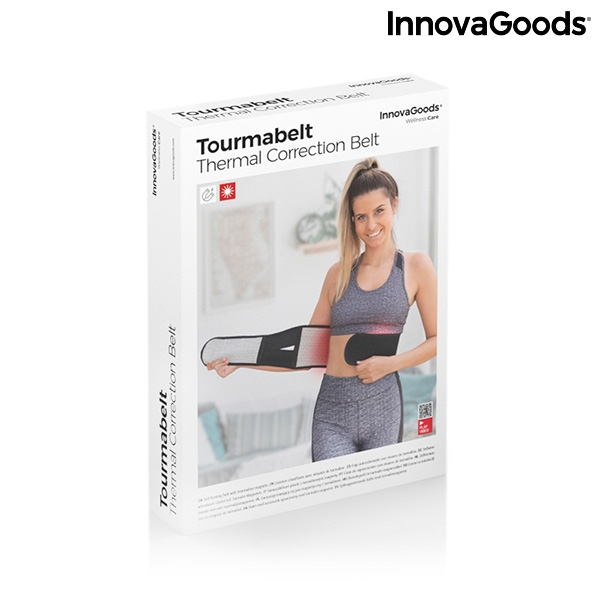 Hållningskorrigerande värmebälte med turmalinmagneter Tourmabelt InnovaGoods - 3