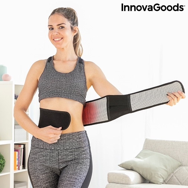 Hållningskorrigerande värmebälte med turmalinmagneter Tourmabelt InnovaGoods