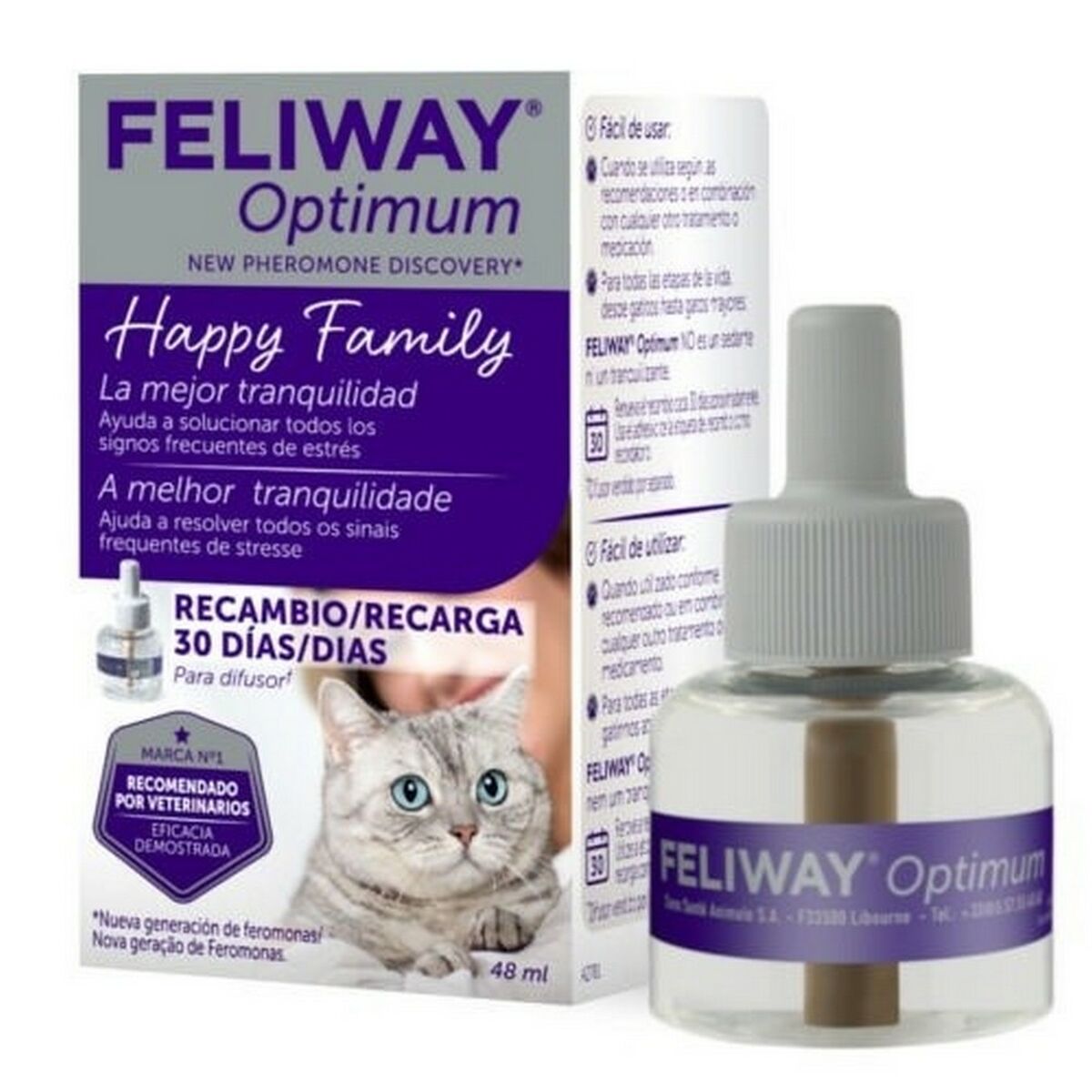 Luktborttagning Ceva Happy Family Katt 48 ml - 3