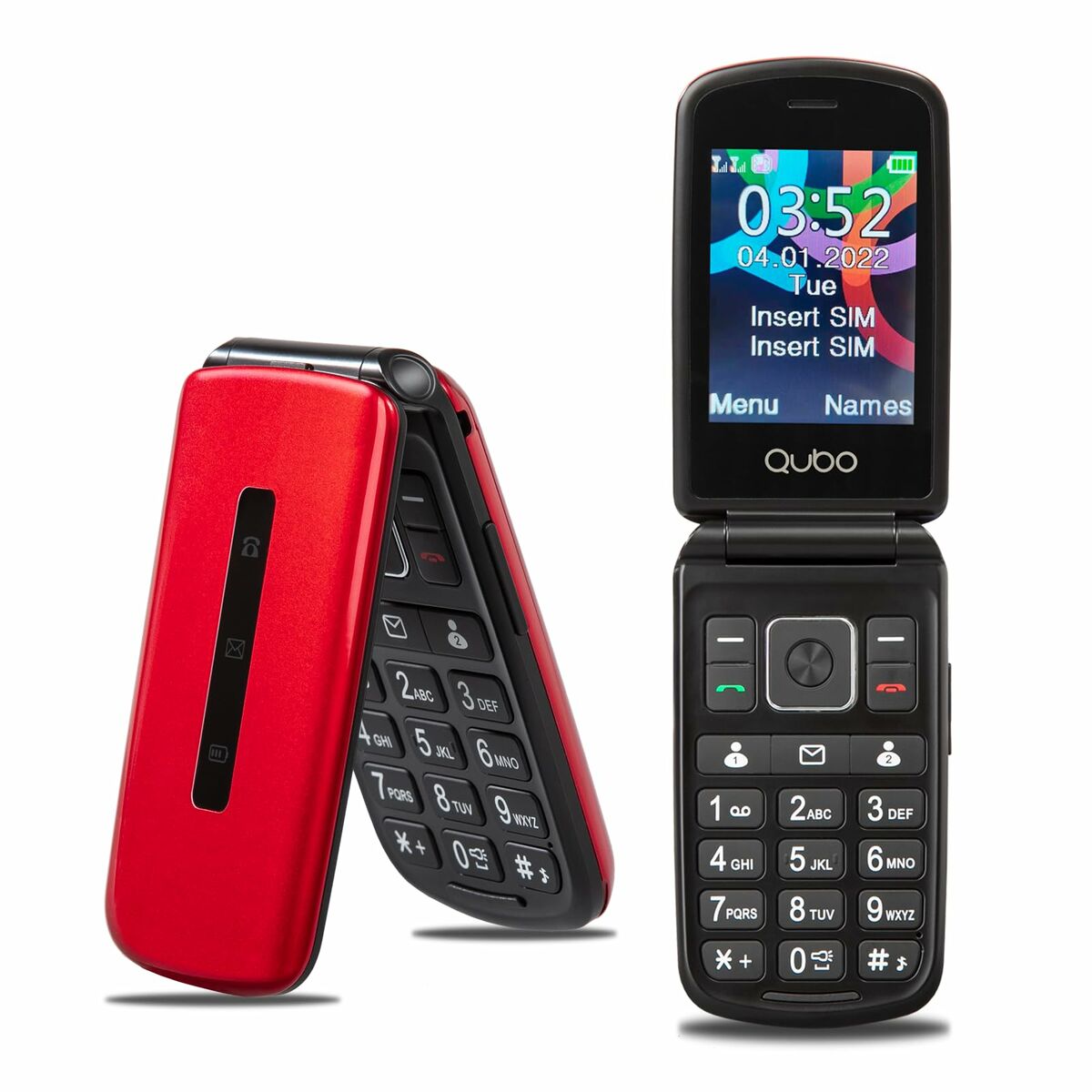 Mobiltelefon för seniorer Qubo P-210NWRD 32 GB 2,8" - 3