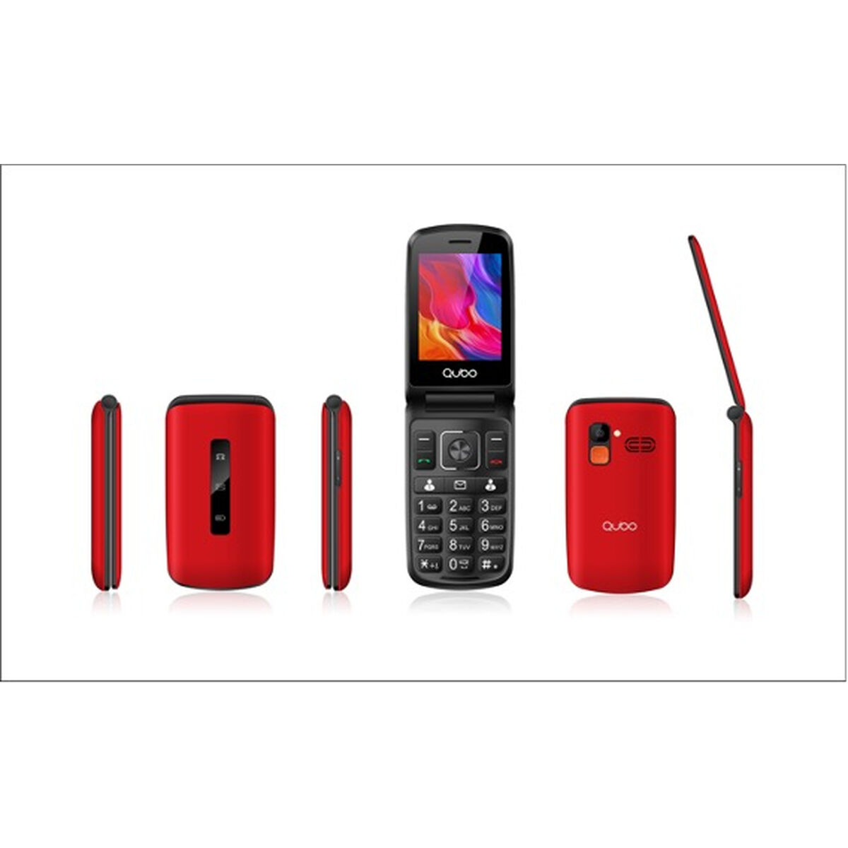 Mobiltelefon för seniorer Qubo P-210NWRD 32 GB 2,8" - 2
