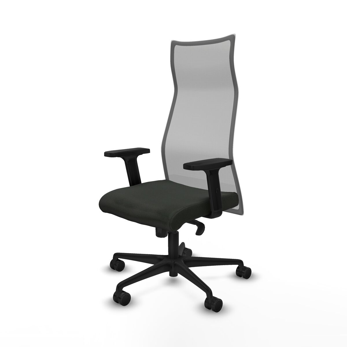 Kontorsstol Piqueras y Crespo B2D036N Svart - 2
