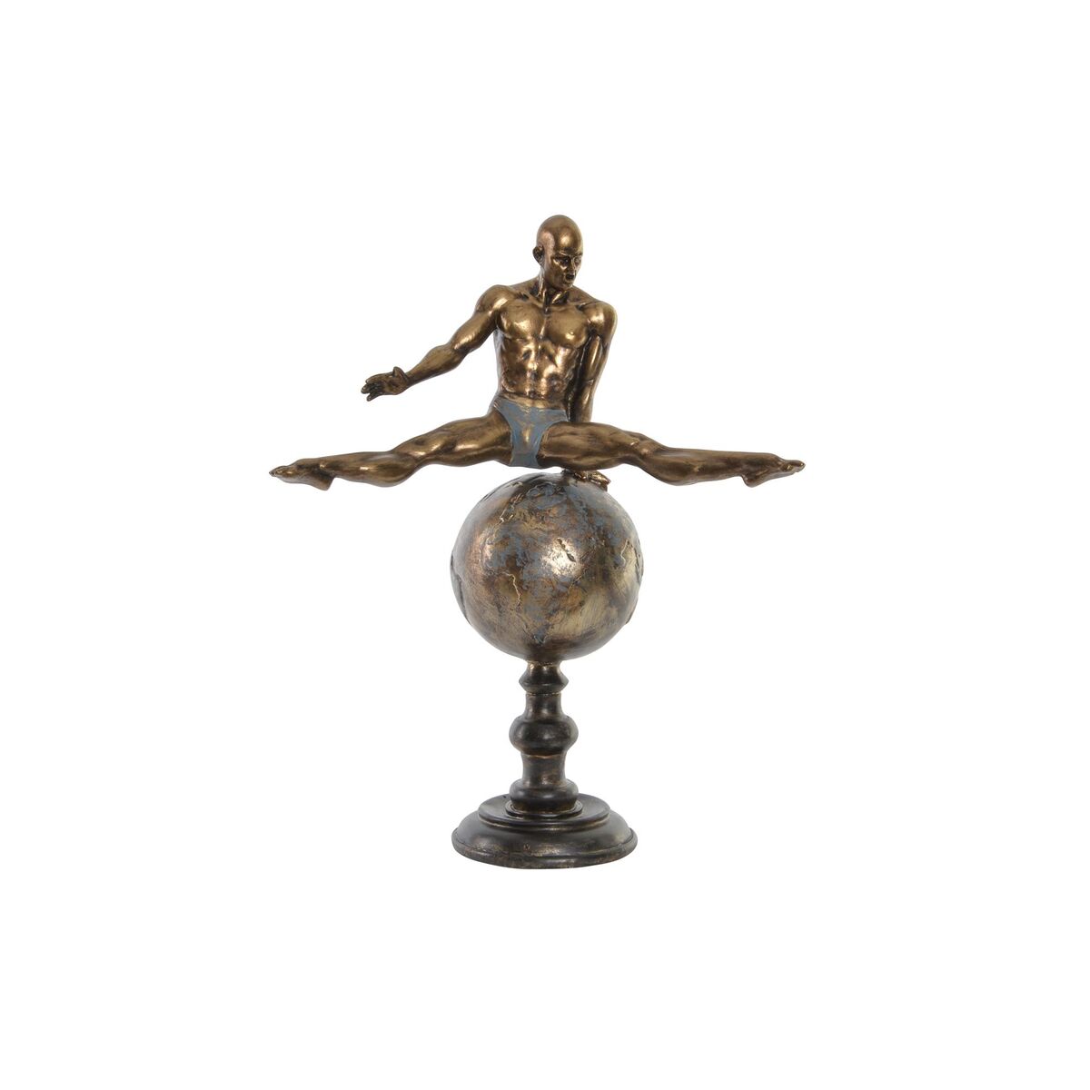 Prydnadsfigur DKD Home Decor Gyllene Harts Gymnast Modern (36 x 19 x 46 cm) - 4