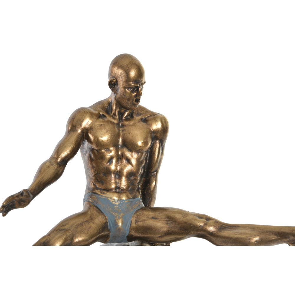 Prydnadsfigur DKD Home Decor Gyllene Harts Gymnast Modern (36 x 19 x 46 cm) - 3