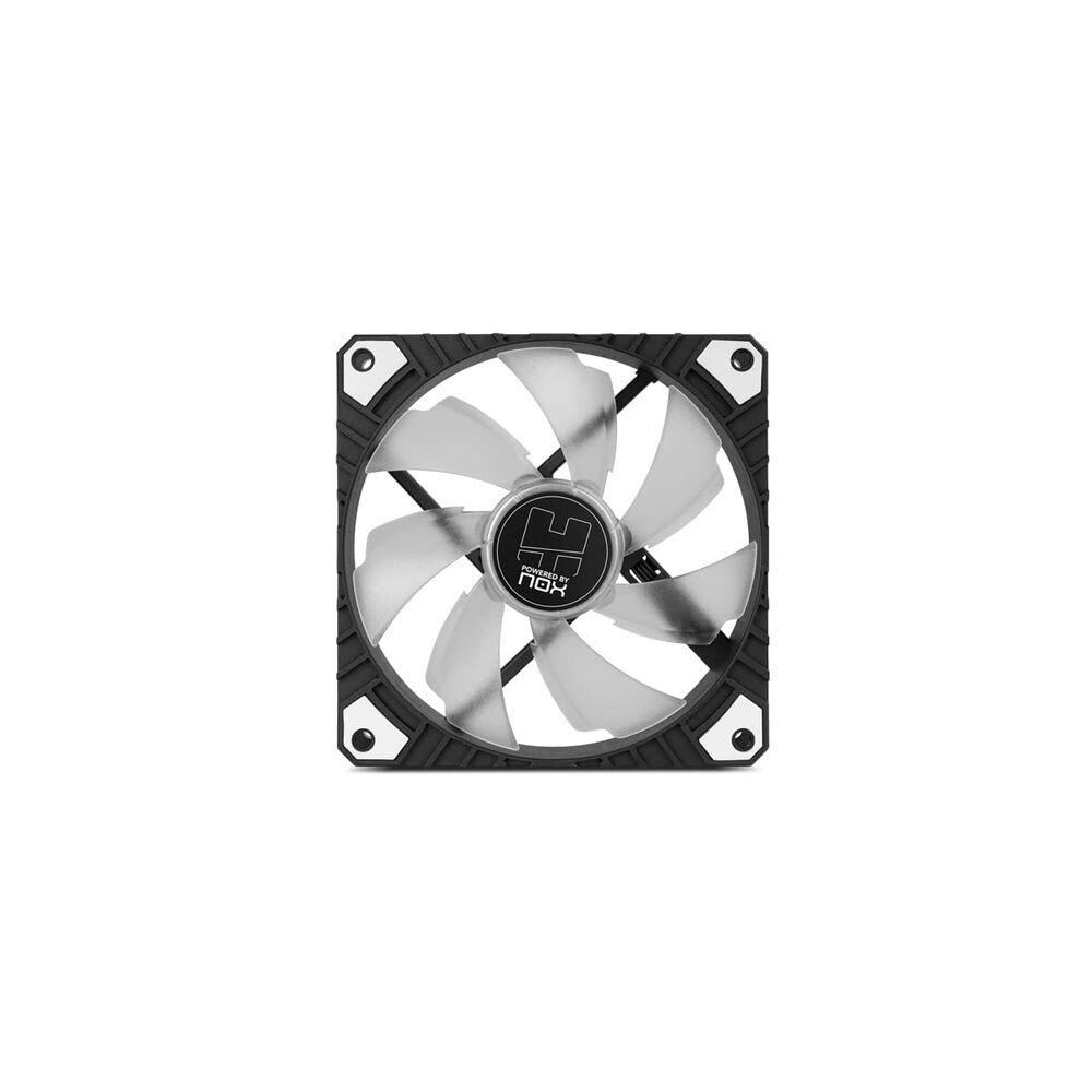 Lådfläkt Nox-Xtreme H-Fan Pro LED WHITE Ø 12 cm (1 antal) - 2