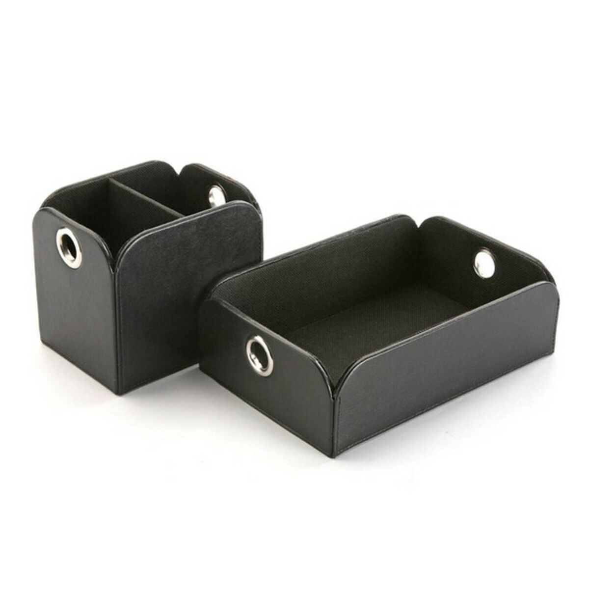Förvaring Versa 15615681 Svart Metall 9,5 x 10,5 x 12 cm - 2