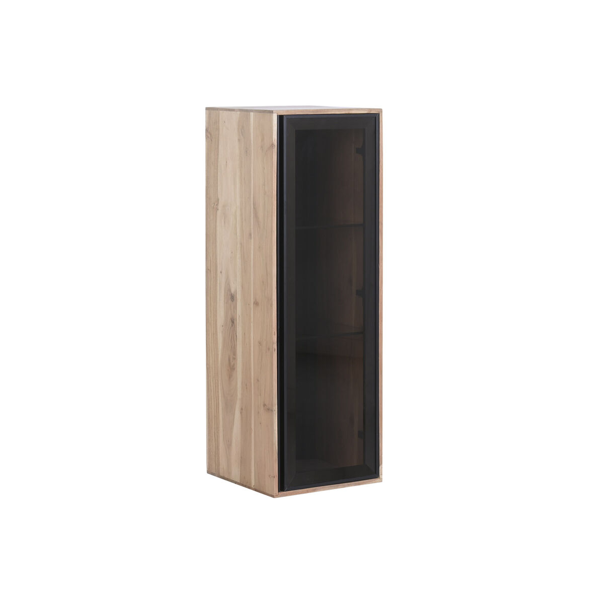 Visningsställ Home ESPRIT Glas Akaciaträ 40 x 40 x 115 cm