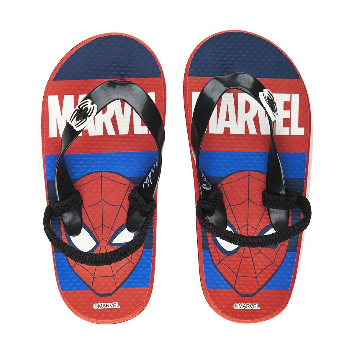 Strandtofflor för barn Spider-Man Röd - 5