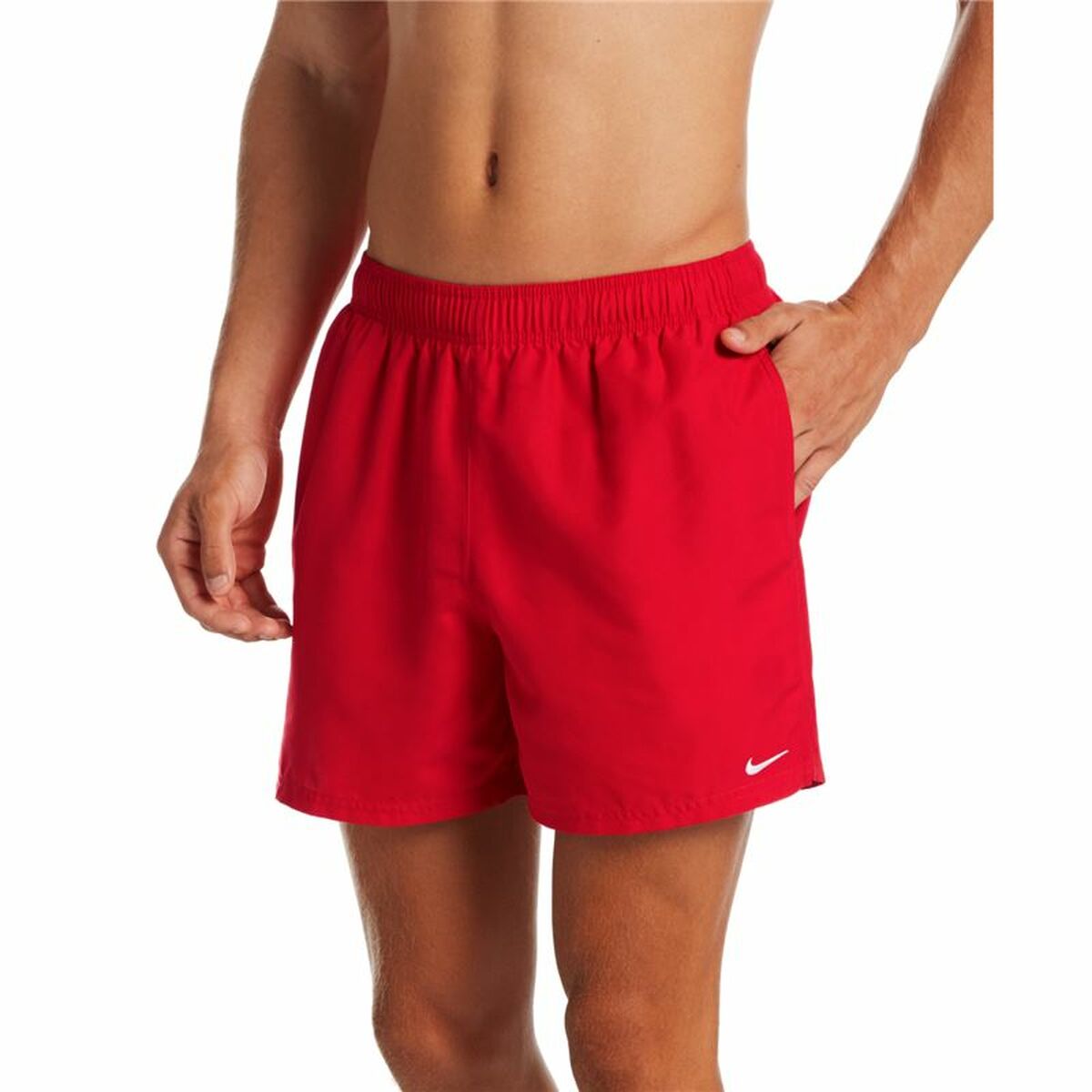 Baddräkt Herr Nike 5" Volley Short Röd