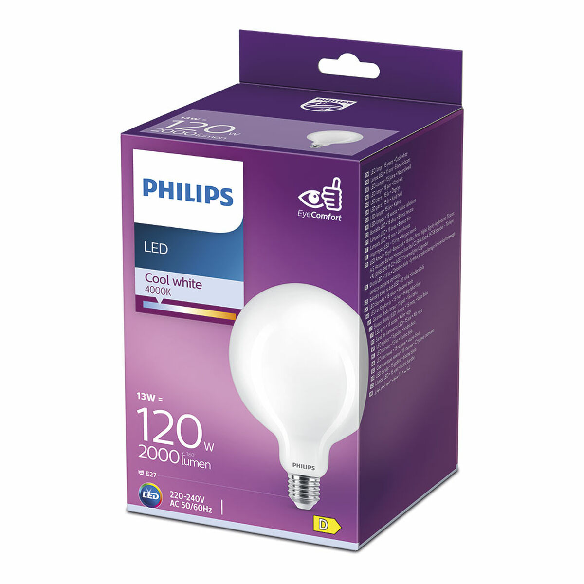 LED-lampa Philips D 120 W 13 W E27 2000 Lm 12,4 x 17,7 cm (4000 K) - 6