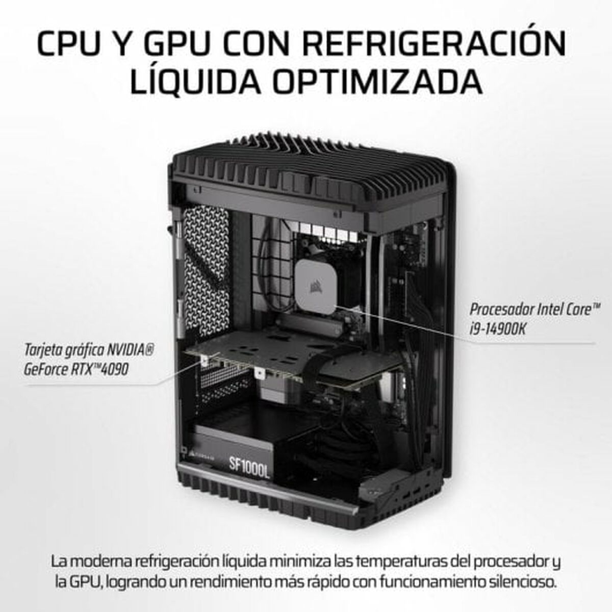 Bordsdator Corsair I7-14700K 32 GB RAM 1 TB SSD Nvidia Geforce RTX 4070 - 4