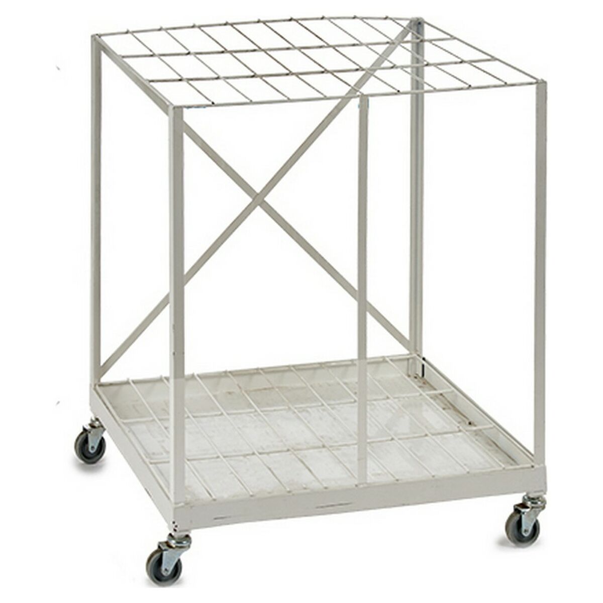Bordsställ Vit Stål (49,5 x 80 x 66 cm) - 3
