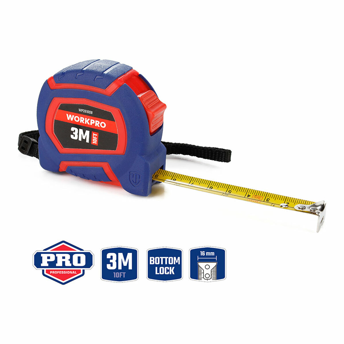 Flexometer Workpro 3 m - 2