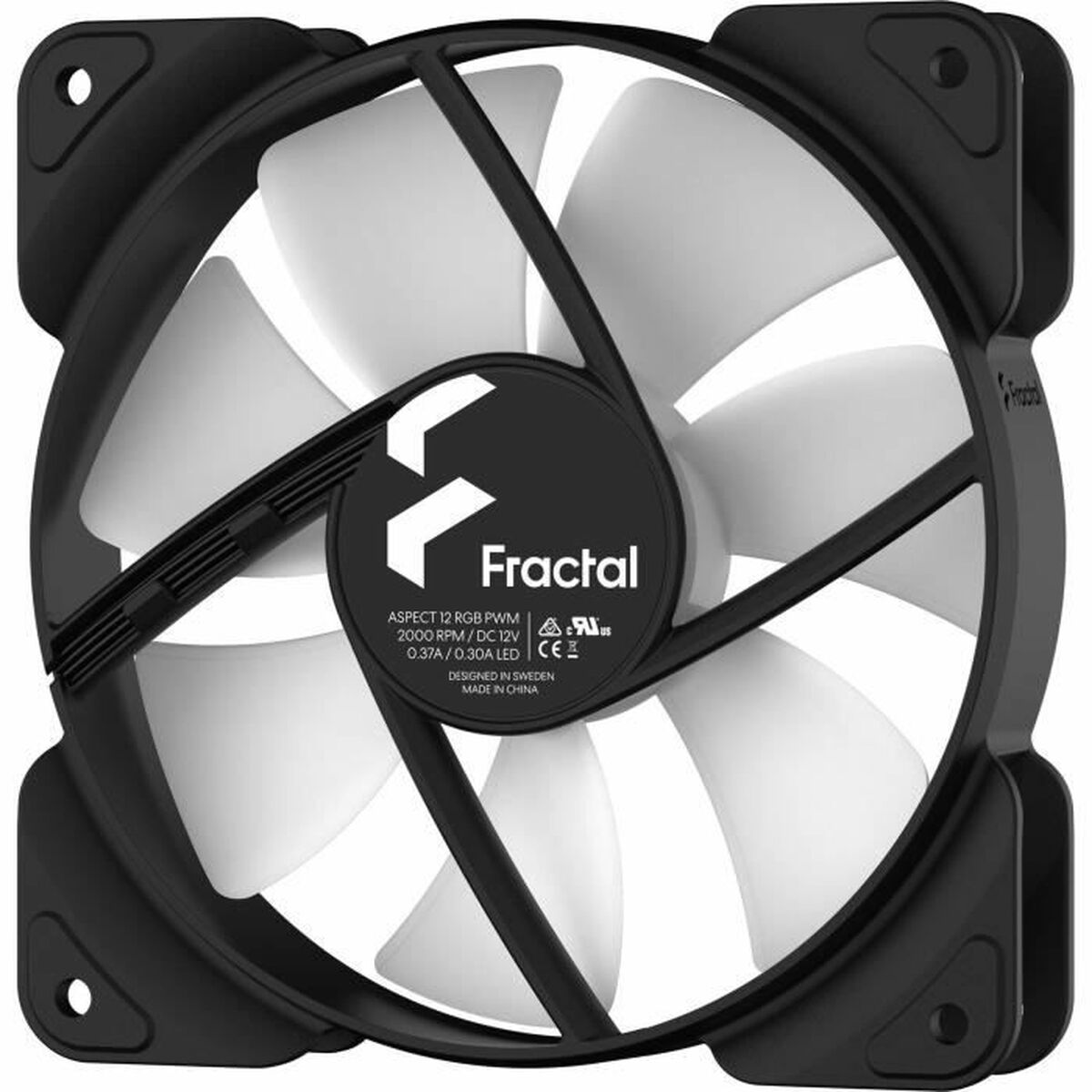 Lådfläkt Fractal Design Aspect 12 RGB PWM Ø 12 cm (3 antal) - 3