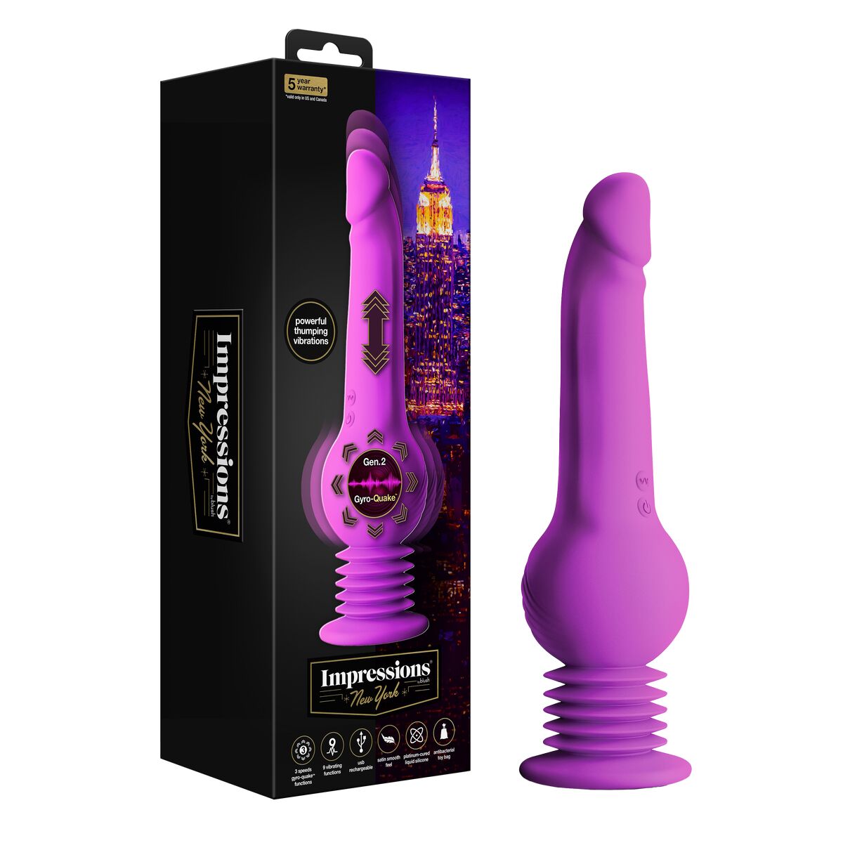 Vibrator Blush Impressions Purpur - 4