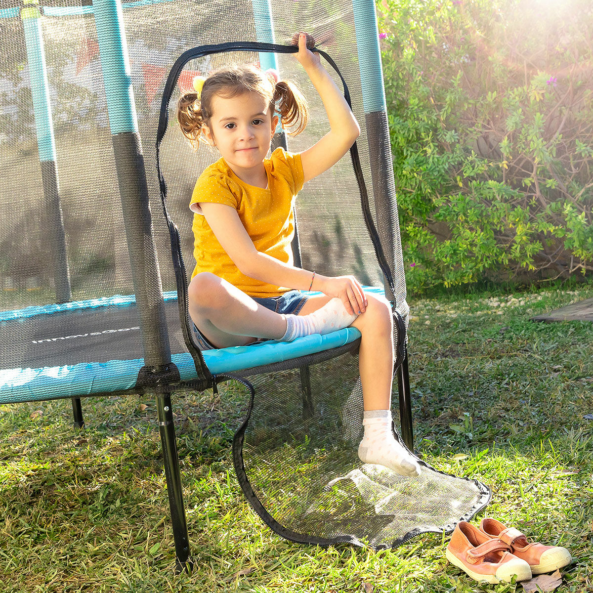 Barnstudsmatta med Skyddsnät Kidine InnovaGoods - 21