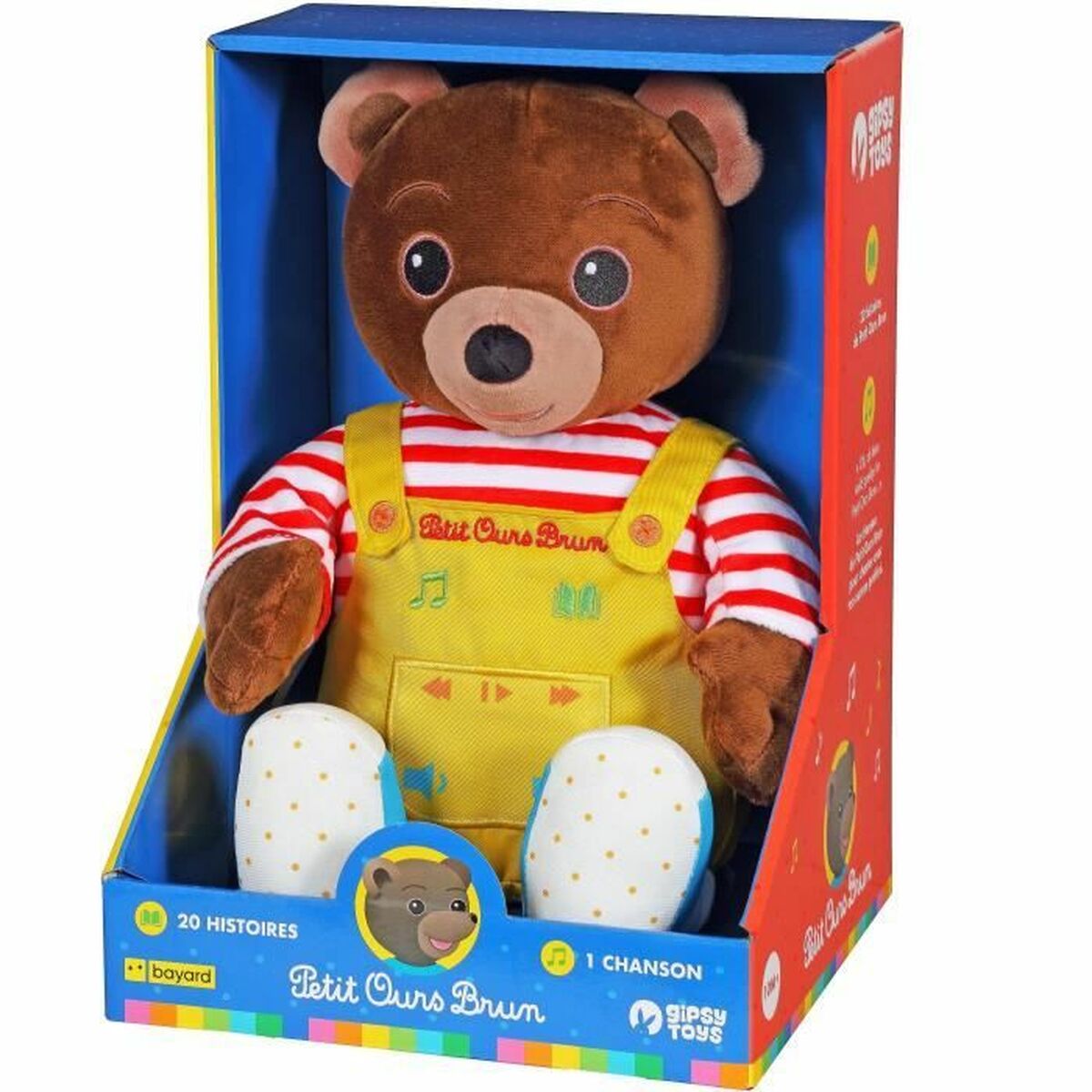 Mjukisleksak Gipsy Petit ours brun - 6