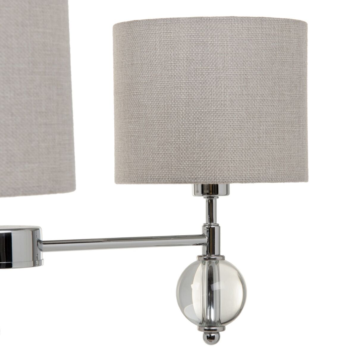 Taklampa 58 x 58 x 73 cm Metall Silver Ø 16 cm - 4