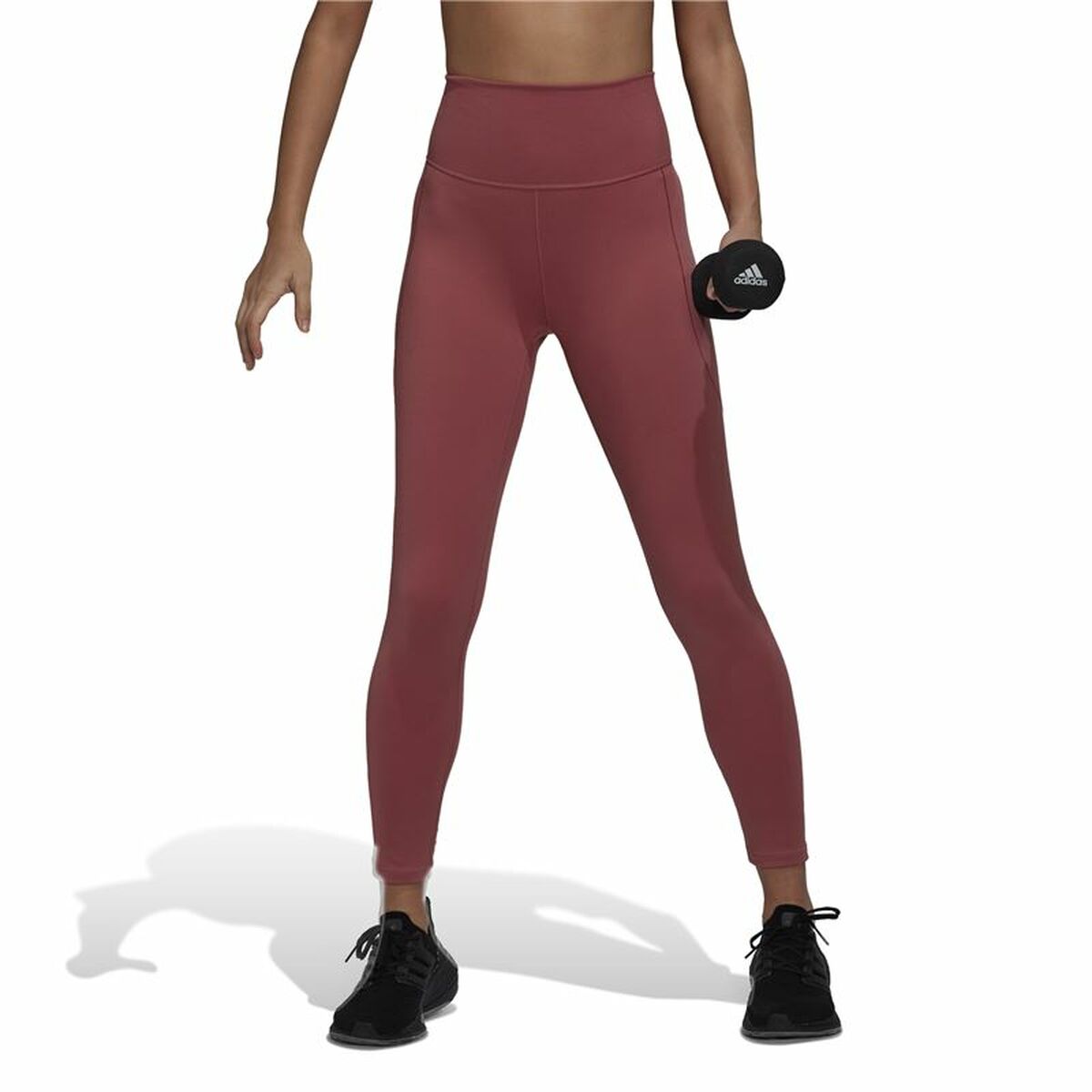 Sport-leggings, Dam Adidas  Studio 7/8  Brun - 6