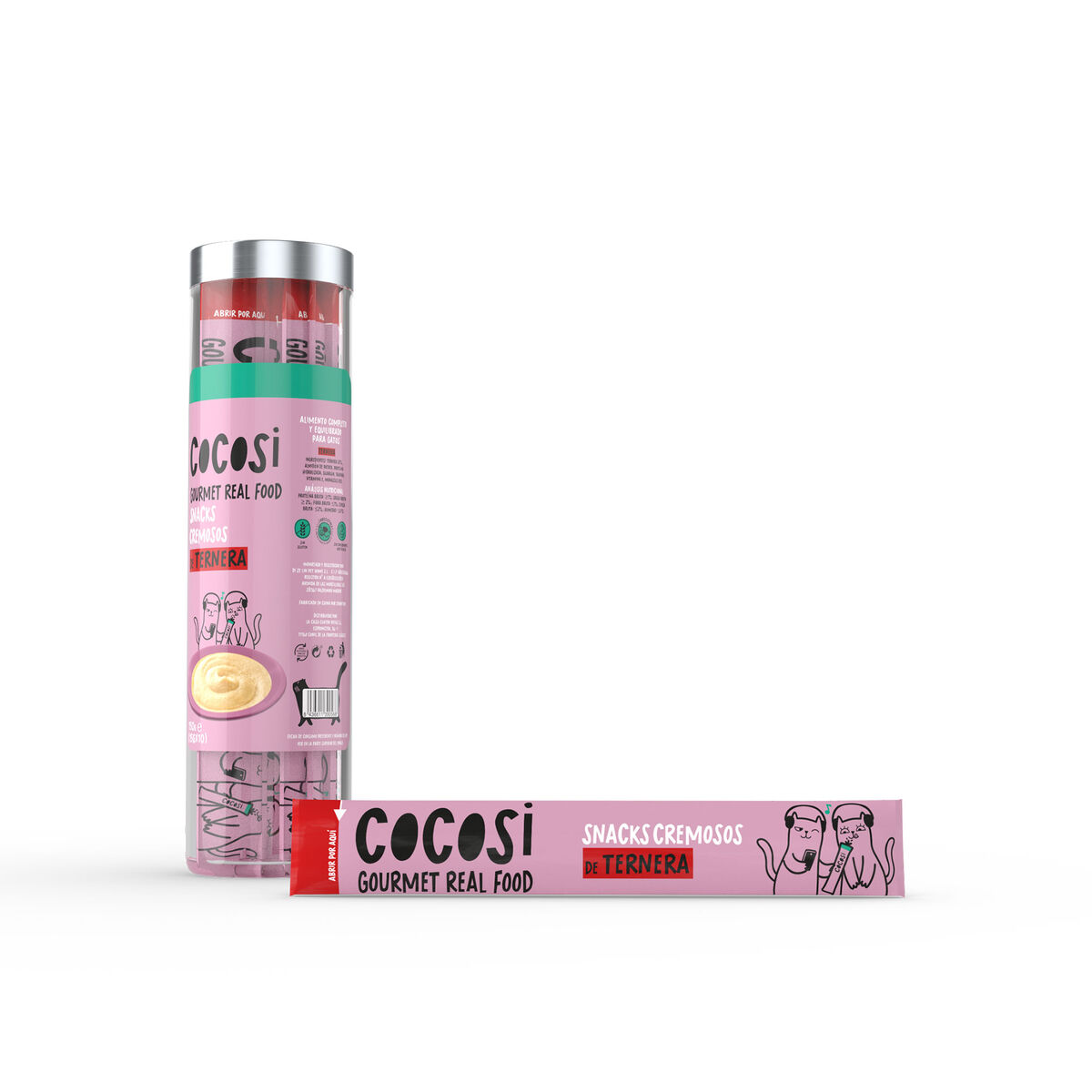 Snack for Cats Cocosi Gourmet Real Food Nötkött 10 Delar (8 antal) - 2