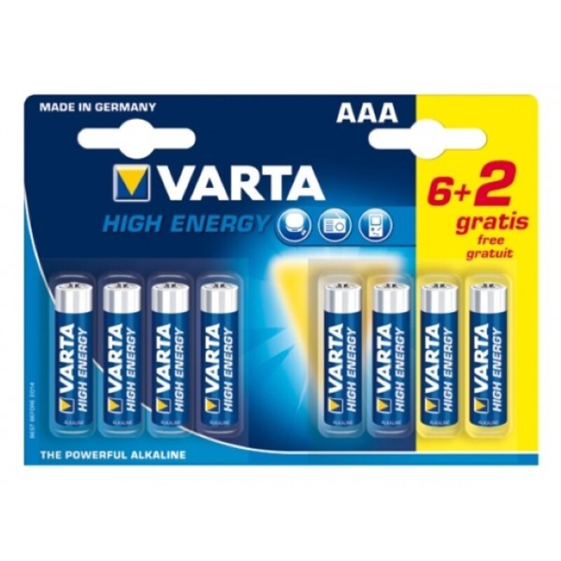 Batteri Varta LR6 AAA 1,5V High Energy (8 pcs) - 2