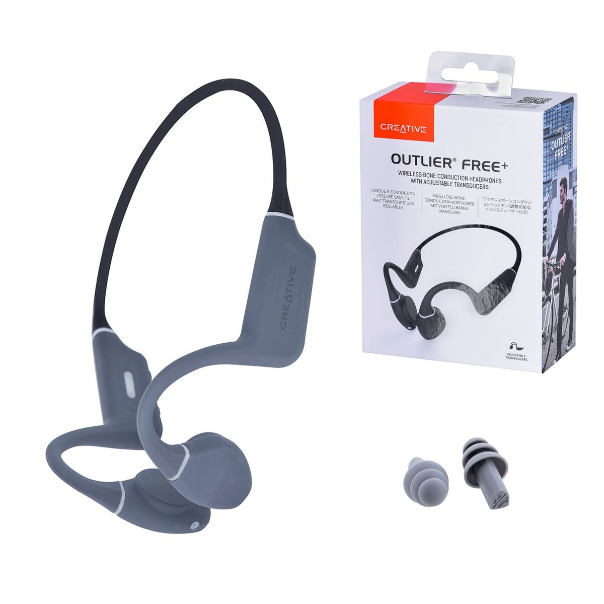 Bluetooth Sporthörlurar Creative Technology Svart