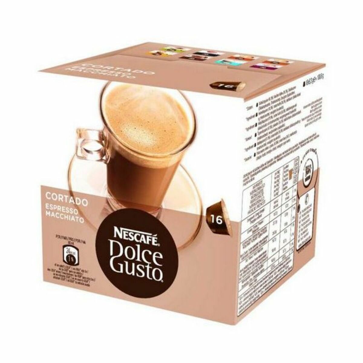 Kaffekapslar Nescafé Dolce Gusto 96350 16 Delar 96 Delar (16 antal) - 3