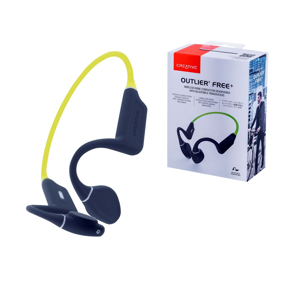 Bluetooth Sporthörlurar Creative Technology Grön - 2