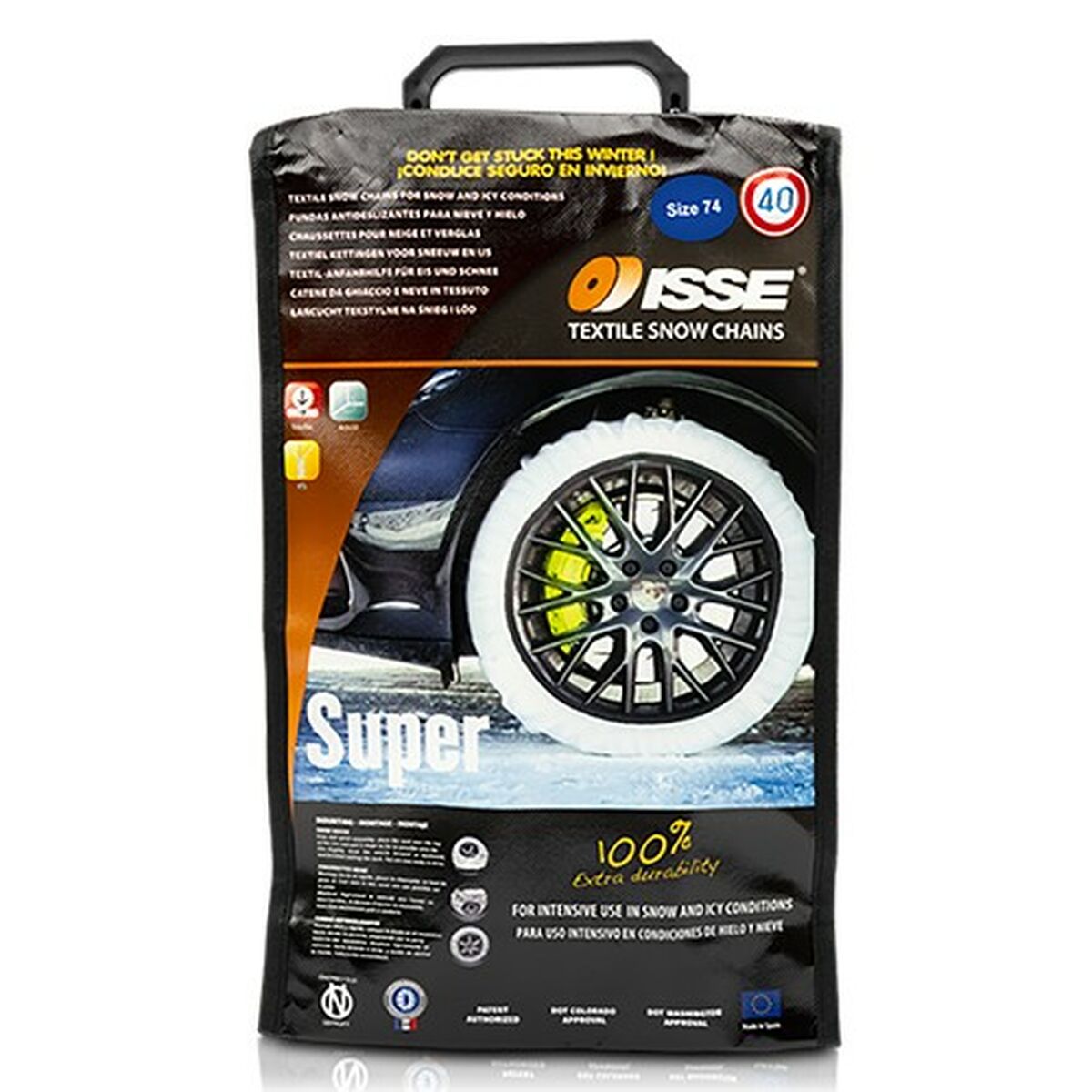 Snökedjor för bilen OCC Motorsport Super T74 Textil - 5