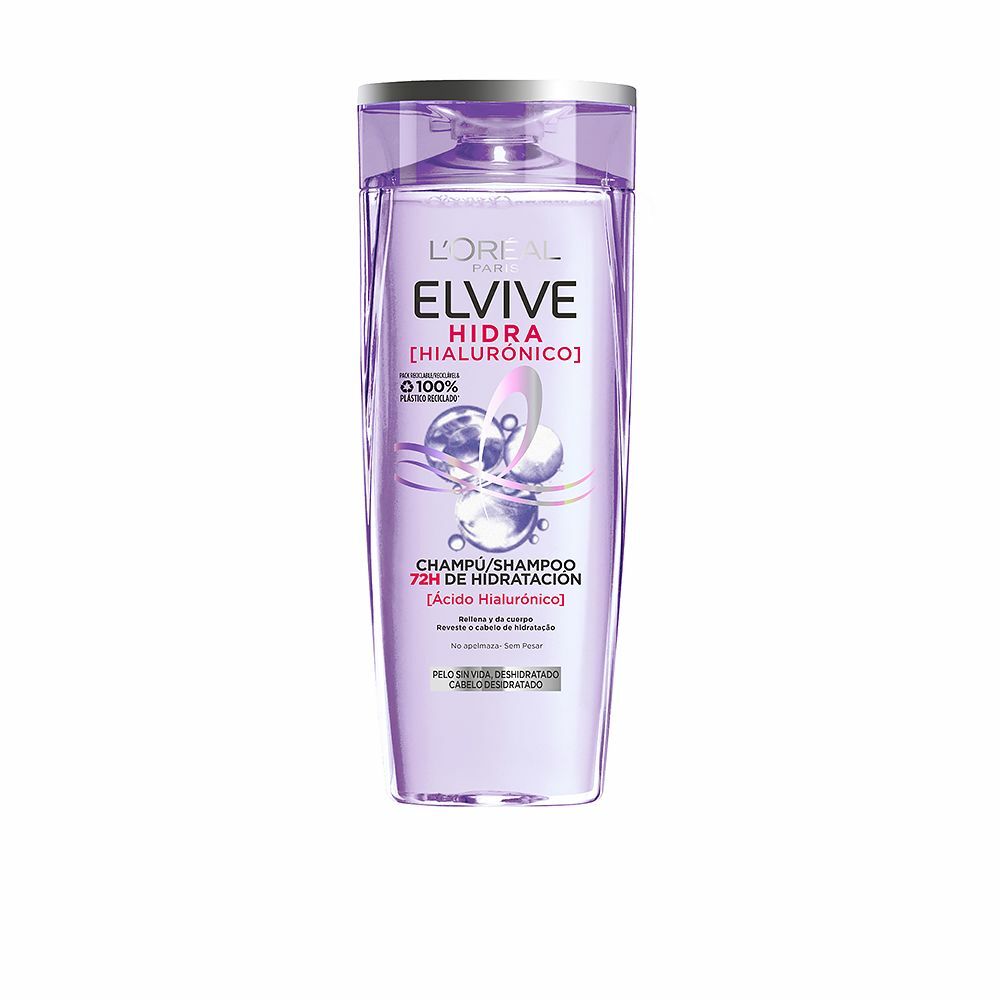 Fuktgivande schampo L'Oreal Make Up Elvive Hidra Hialurónico 370 ml Hyaluronsyra