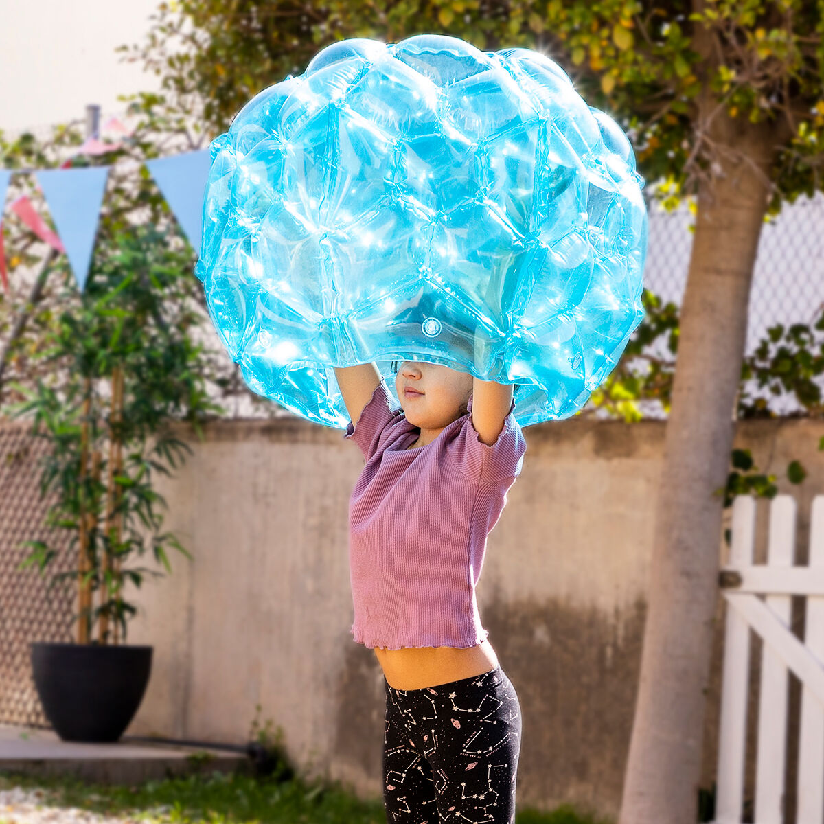 Gigantisk uppblåsbar bubbelboll Bumpoy InnovaGoods 2 antal - 17