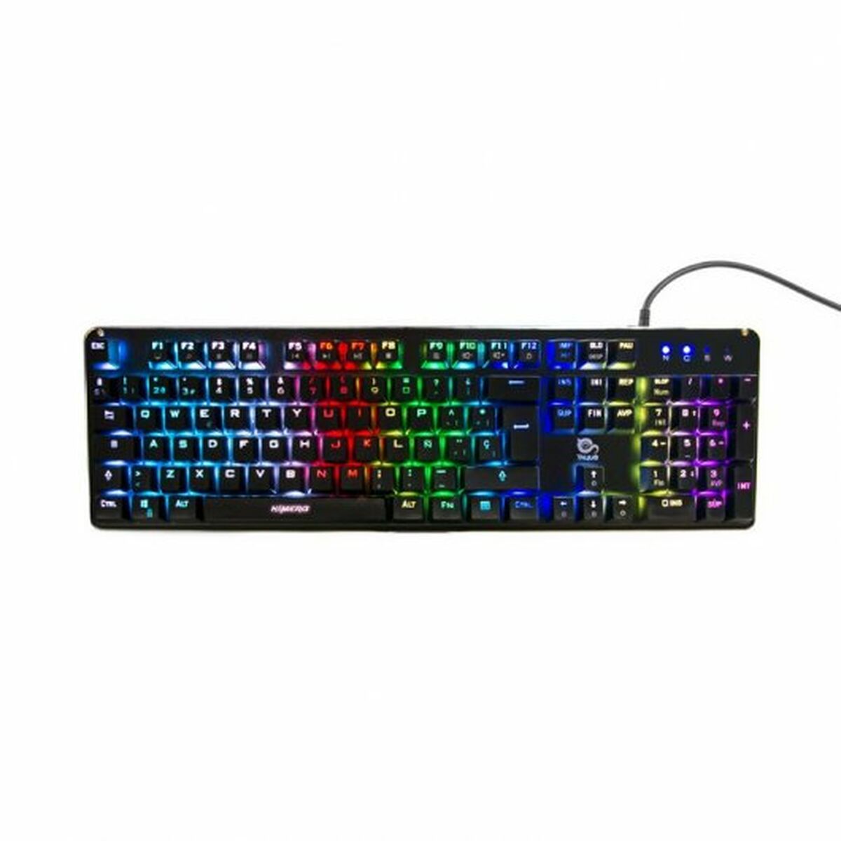 Gaming Tangentbord/ OR: Speltangentbord Talius Svart Qwerty Spanska