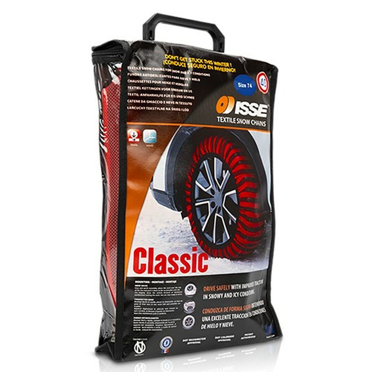 Snökedjor för bilen OCC Motorsport Classic T74 Textil - 2