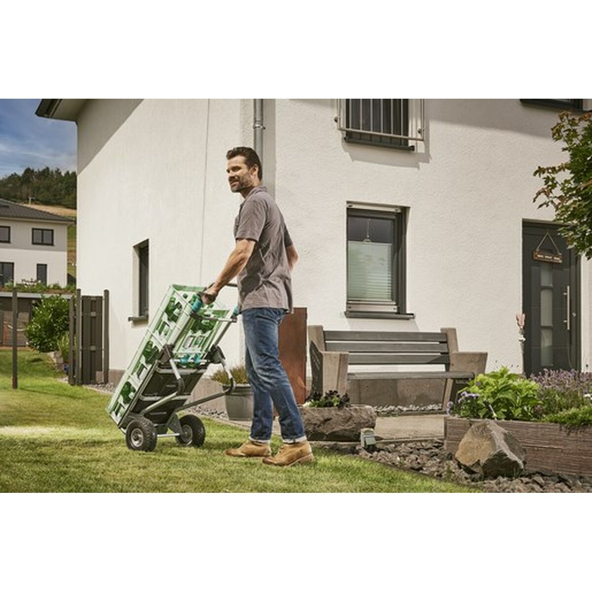 Skottkärra Wolfcraft 5535000 Stål Plast 200 kg - 5