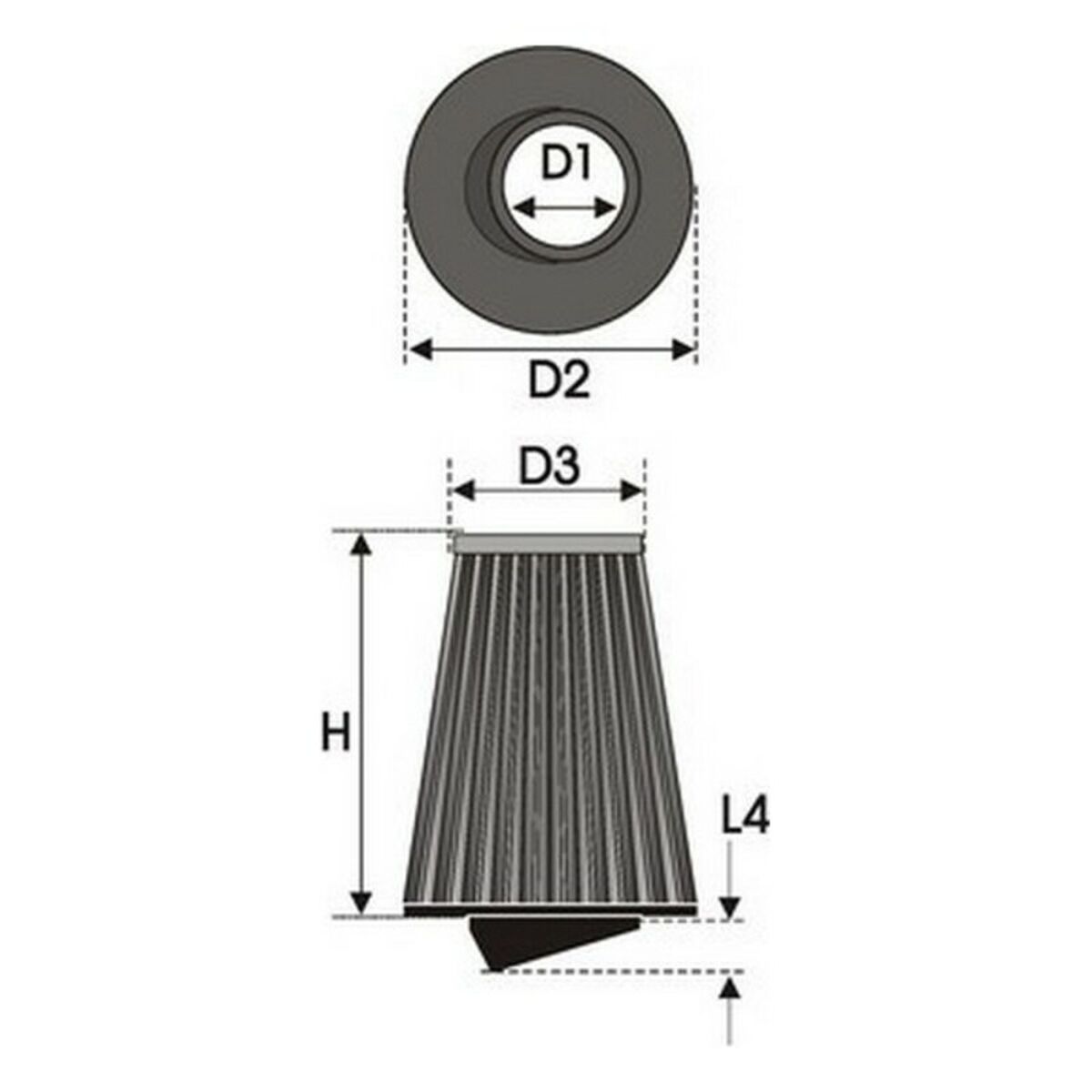Luftfilter Green Filters K2.70 - 4