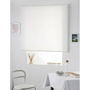 Transparent persienn Naturals Vit Polyester (Renoverade A)