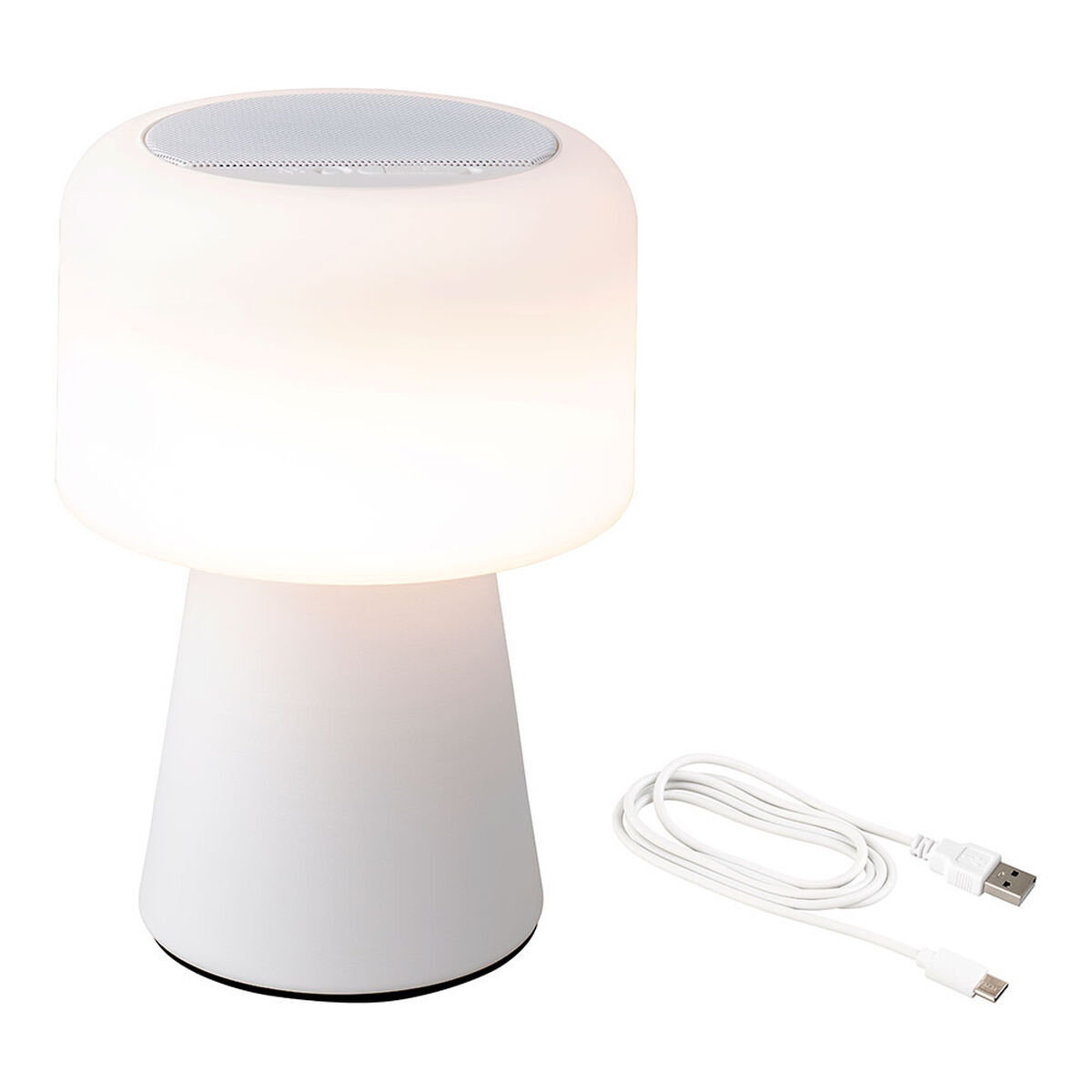 Bordslampa LED Lumineo 894417 Vit Laddningsbar