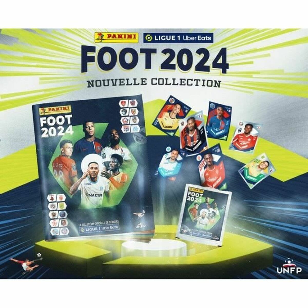 Klistermärkesset Panini LIGUE 1 Uber Eats Foot 2024 (FR) 18 Kuvert - 5