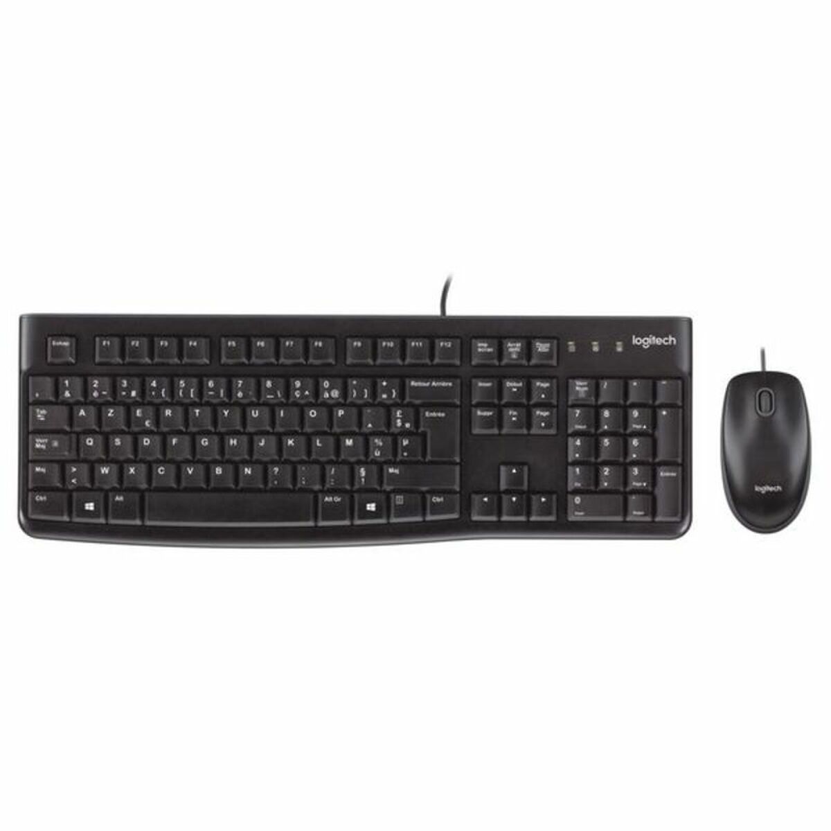 Tangentbord med optisk mus Logitech Desktop MK120 Svart QWERTY Qwerty UK - 2