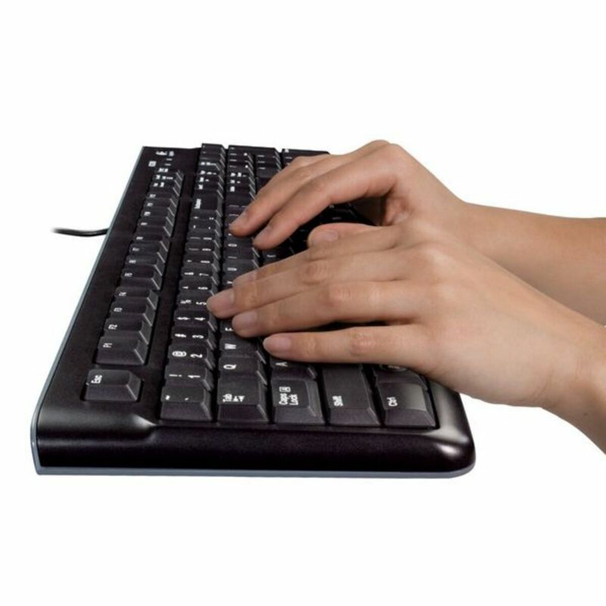 Tangentbord med optisk mus Logitech Desktop MK120 Svart QWERTY Qwerty UK - 5