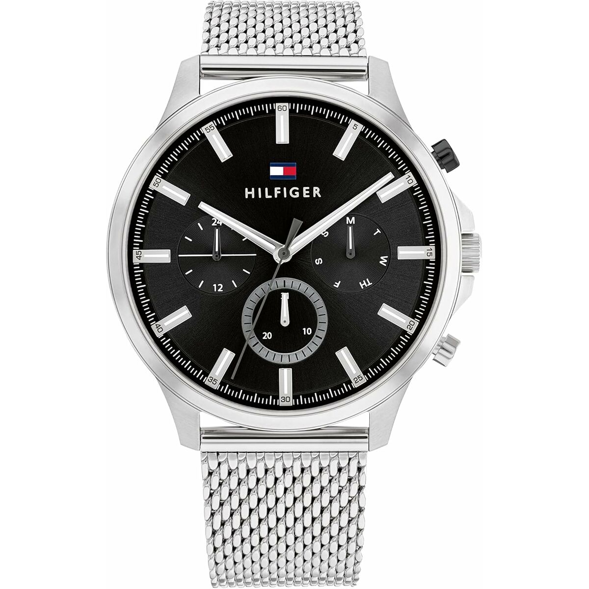 Herrklocka Tommy Hilfiger 1710498 Svart Silvrig (Ø 44 mm)