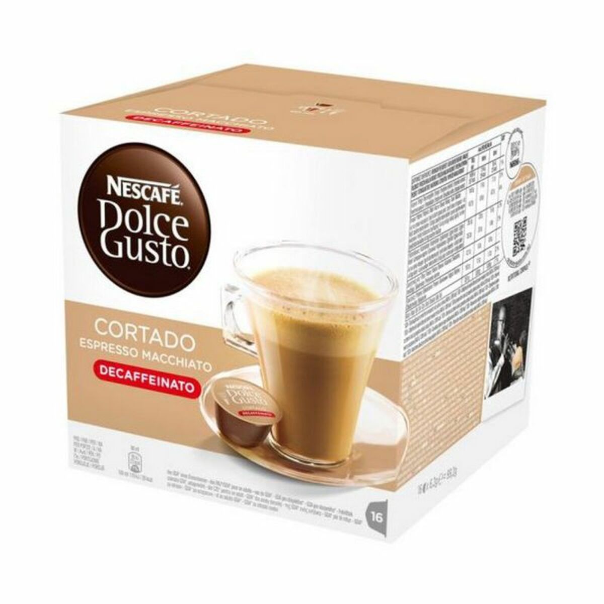 Kaffekapslar Nescafé Dolce Gusto 7613033494314 Espresso Macchiato Decaffeinato (16 uds) - 3